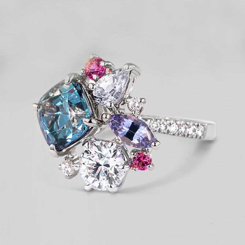 CAOSHI Noble Lady Party Ring with Bright Zirconia Gorgeous Delicate Design Finger Accessories for Women Aesthetic Women Zircon 6
CAOSHI Noble Lady Party Ring with Bright Zirconia Gorgeous Delicate Design Finger Accessories for Women Aesthetic Women Zircon 6