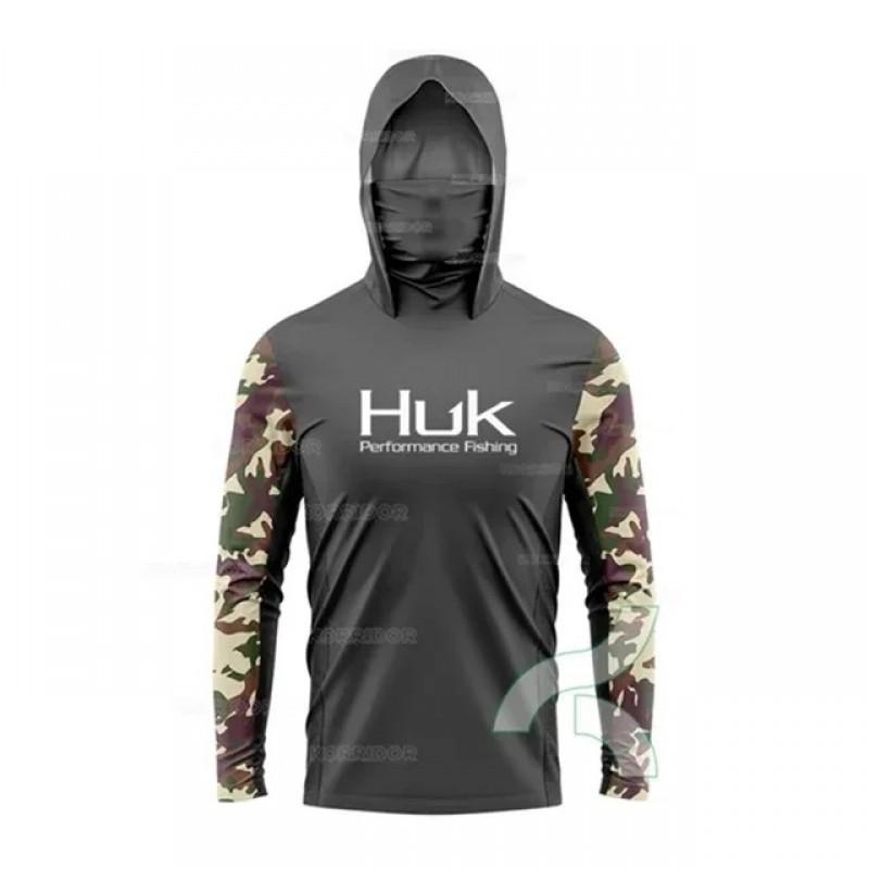 Huk Camouflage Sunscreen Fishing Clothes Mask Collar Outdoor Hoodie Light Long-sleeved Luatui S
Huk Camouflage Sunscreen Fishing Clothes Mask Collar Outdoor Hoodie Light Long-sleeved Luatui S