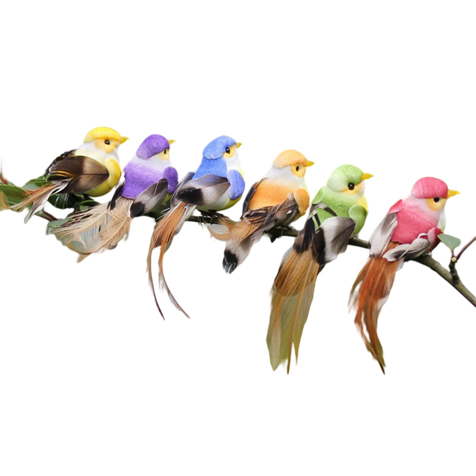 12pcs Mini Artificial Birds Multicolor Craft Ornaments For Home Garden Decoration світло-сірого кольору
12pcs Mini Artificial Birds Multicolor Craft Ornaments For Home Garden Decoration світло-сірого кольору