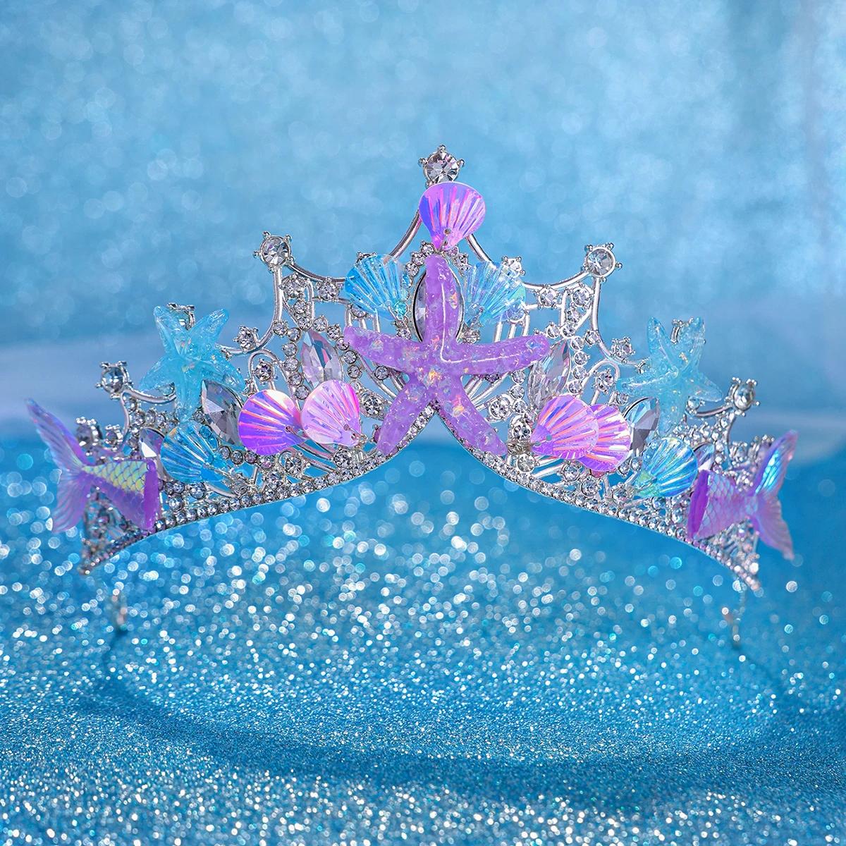 Colored Seashells Party Crown Headband Mermaid Tail Hat Photo Props for Girl Birthday Party Mermaid Hair Accessories
Colored Seashells Party Crown Headband Mermaid Tail Hat Photo Props for Girl Birthday Party Mermaid Hair Accessories