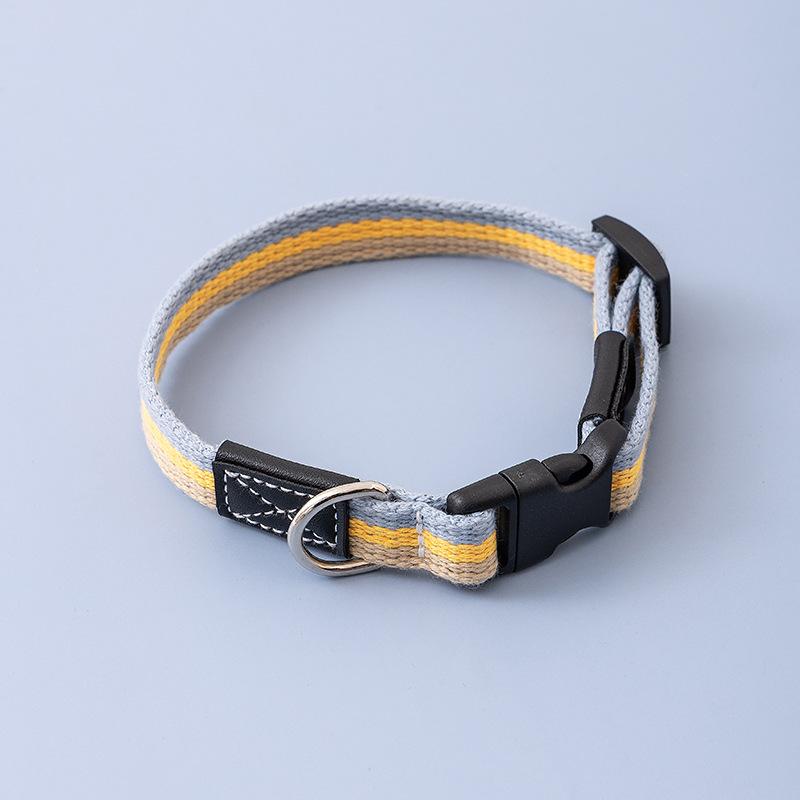 Pet Collar, Dog Neck Collar, Thickened Canvas Webbing, Adjustable Buckle, Dog Walking, Training Dog Neck Cover, Color Blocked 43-70CM жовтий
Pet Collar, Dog Neck Collar, Thickened Canvas Webbing, Adjustable Buckle, Dog Walking, Training Dog Neck Cover, Color Blocked 43-70CM жовтий