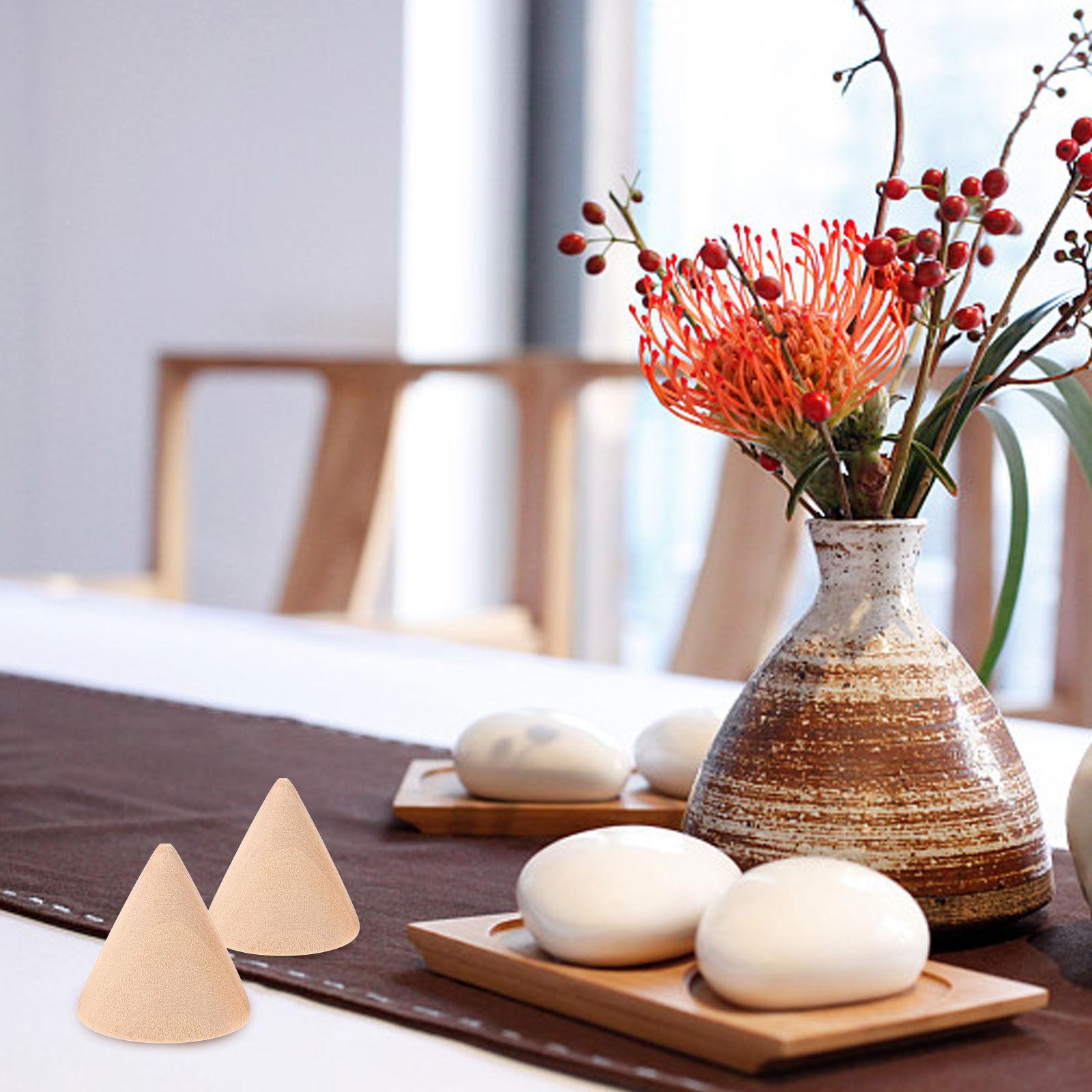 10Pcs Unpainted Wooden Cones DIY Craft Ornaments Wood Am Cone Shape Jewelry Ring Display Stand Perfect for Painting Staining 3.1X3.1X3.1CM
10Pcs Unpainted Wooden Cones DIY Craft Ornaments Wood Am Cone Shape Jewelry Ring Display Stand Perfect for Painting Staining 3.1X3.1X3.1CM