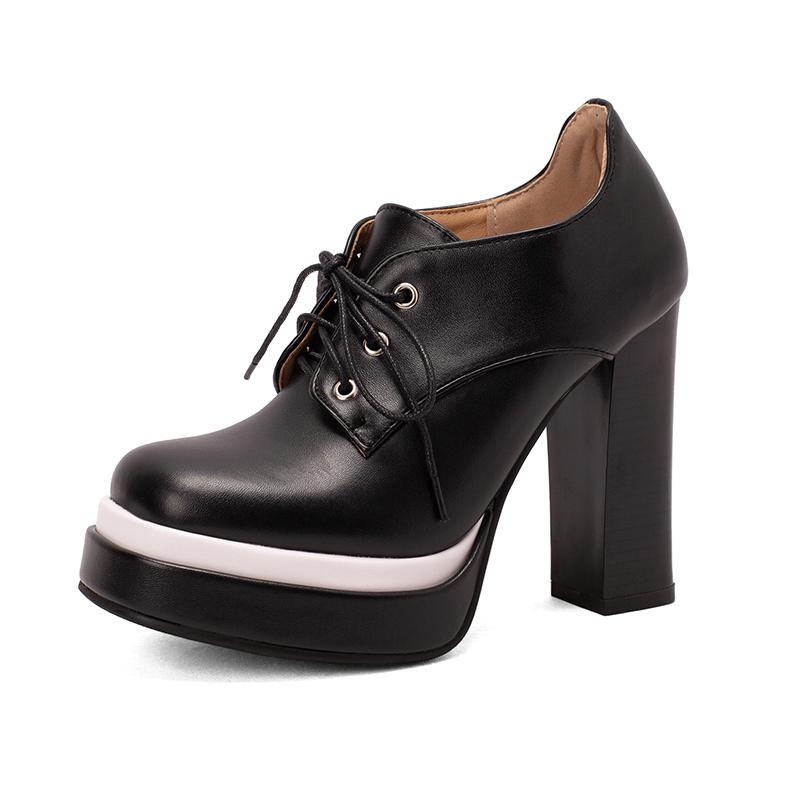 Ультравысокие туфли на толстом каблуке на шнуровке, дышащие, с цветными блоками, конфетно-цветные, с перекрестной шнуровкой, двухслойная платформа, высокие каблуки 37 чёрный
Ультравысокие туфли на толстом каблуке на шнуровке, дышащие, с цветными блоками, конфетно-цветные, с перекрестной шнуровкой, двухслойная платформа, высокие каблуки 37 чёрный