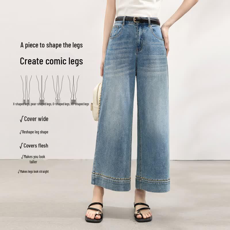 Sllsky Bohemian Embroidered Women s Cropped Wide-Leg Jeans 28
Sllsky Bohemian Embroidered Women s Cropped Wide-Leg Jeans 28
