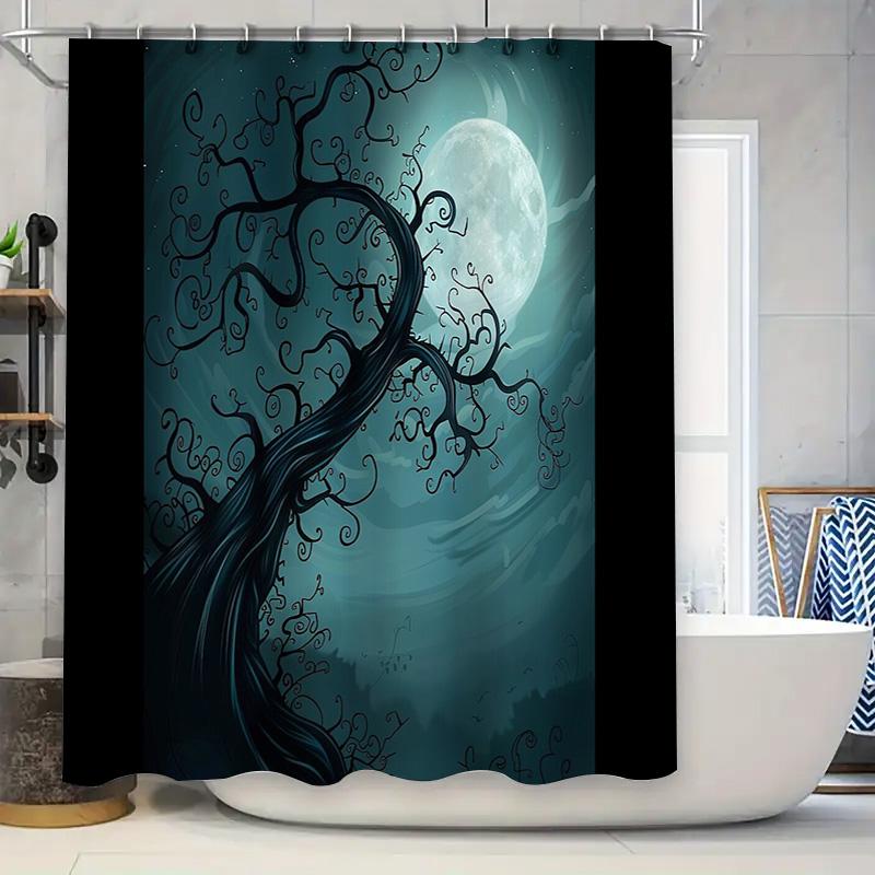 Gothic Tree Of Life Shower Curtain Dark Forest Halloween Tapestry Backdrop Vintage Spooky Home Decor Wall Hanging Room Divider W60H190(CM)-1 Pcs
Gothic Tree Of Life Shower Curtain Dark Forest Halloween Tapestry Backdrop Vintage Spooky Home Decor Wall Hanging Room Divider W60H190(CM)-1 Pcs