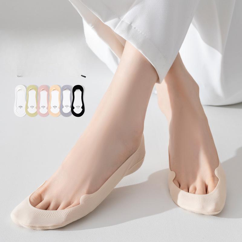 Female Summer Thin Ice Silk Cotton Bottom Invisible Non Slip Heel Low Top Shallow Mouth Socks 1 pair чорний
Female Summer Thin Ice Silk Cotton Bottom Invisible Non Slip Heel Low Top Shallow Mouth Socks 1 pair чорний