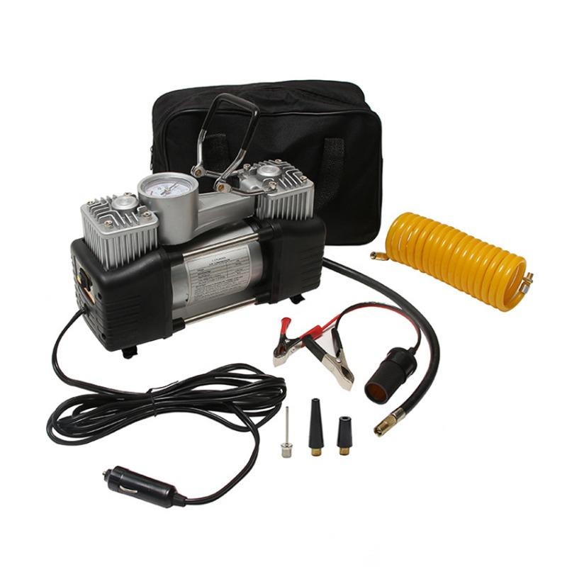 12V 500PSI Air Pump Metal Dual Chamber with LED Light 70L/min Easy To Use Portable Lightweight Car Tire Swimming Ring Air Bed
12V 500PSI Air Pump Metal Dual Chamber with LED Light 70L/min Easy To Use Portable Lightweight Car Tire Swimming Ring Air Bed