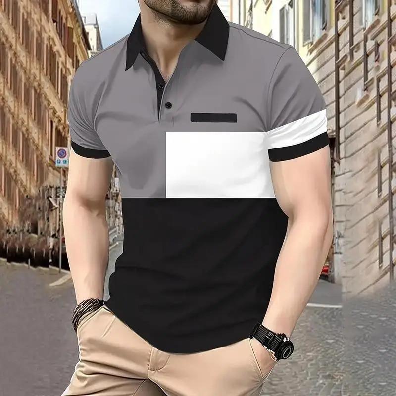 New Summer Fashion Collar Men s Casual T-shirt Business Polo Shirt Loose Top 5XL
New Summer Fashion Collar Men s Casual T-shirt Business Polo Shirt Loose Top 5XL