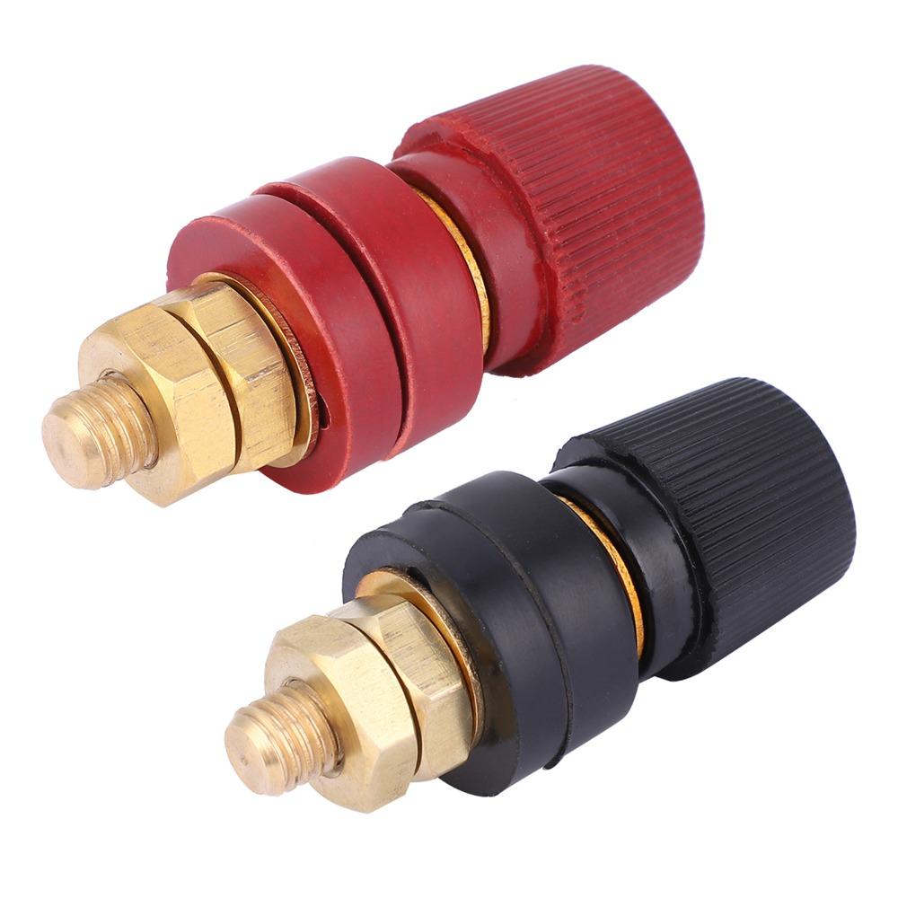 2PCS M8 Thread Brass Pillar Terminal Block 220V-380V Terminal Post Power Junction чорний/червоний
2PCS M8 Thread Brass Pillar Terminal Block 220V-380V Terminal Post Power Junction чорний/червоний