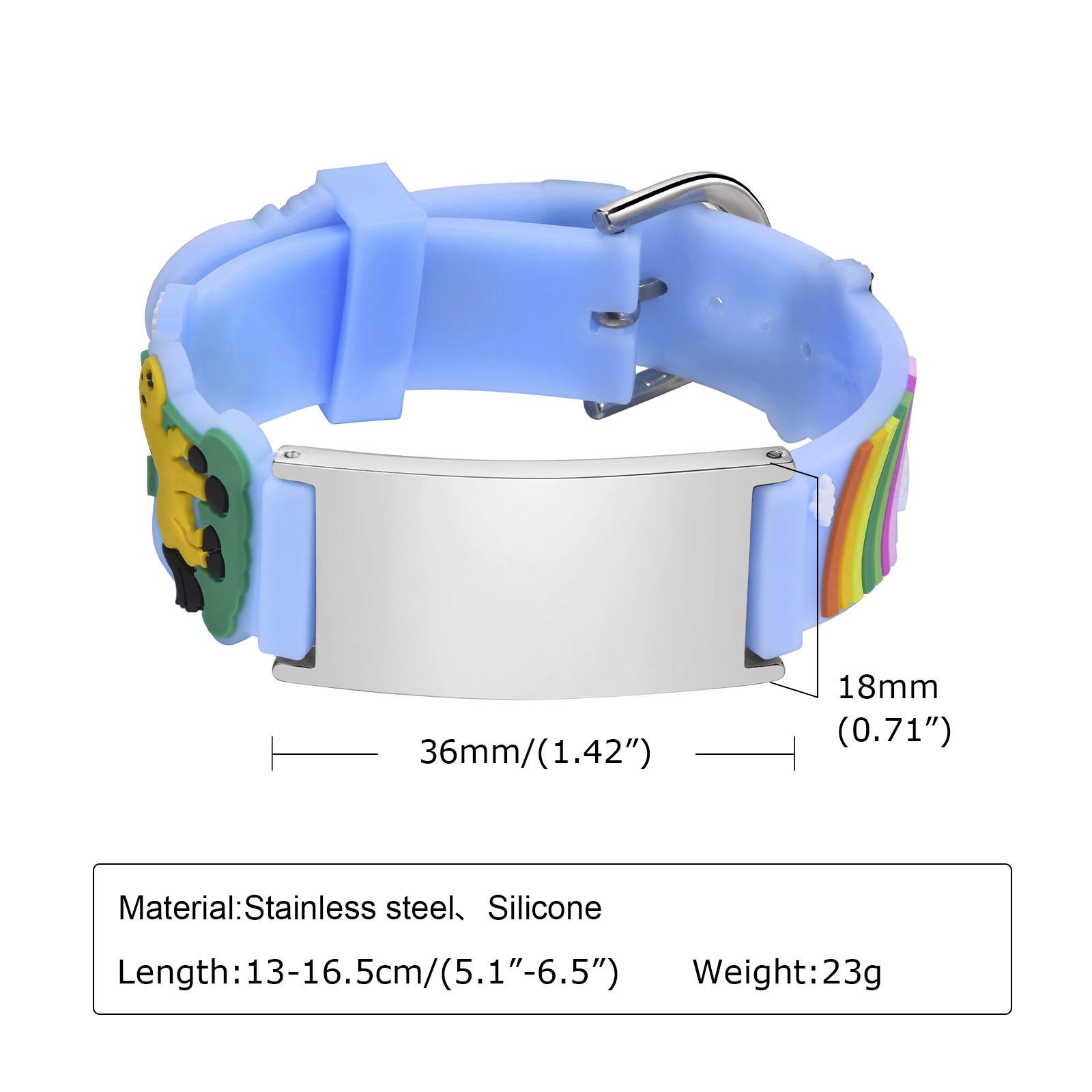 Free Personalized Custom Cute Animal Cartoon ID Bracelets Silicone Wristband Gifts for Kids Baby Boy Girls Birthday New Year
Free Personalized Custom Cute Animal Cartoon ID Bracelets Silicone Wristband Gifts for Kids Baby Boy Girls Birthday New Year