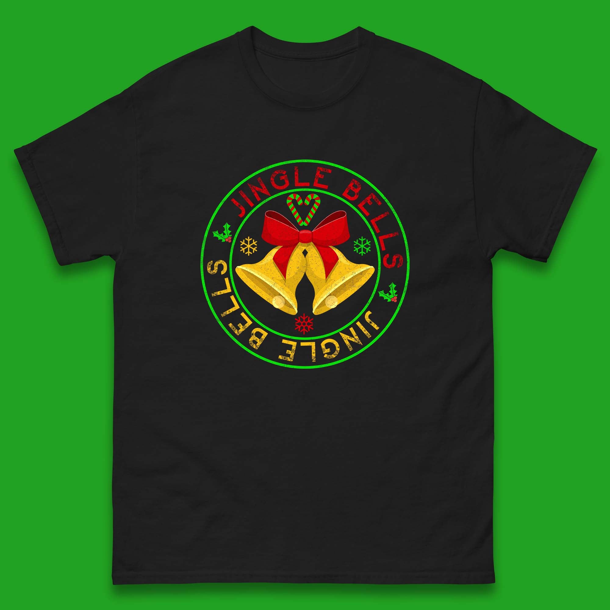 Jingle Bells Christmas Mens T Shirt Womens Tops Tees Christmas Bells Top S
Jingle Bells Christmas Mens T Shirt Womens Tops Tees Christmas Bells Top S