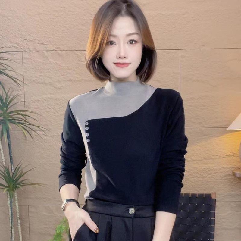 Women s Double-Sided Fleece Half-High Collar Long Sleeve Base Layer Shirt (M-5XL) - Autumn/Winter Casual Warm Fashion Top 2XL чорний
Women s Double-Sided Fleece Half-High Collar Long Sleeve Base Layer Shirt (M-5XL) - Autumn/Winter Casual Warm Fashion Top 2XL чорний
