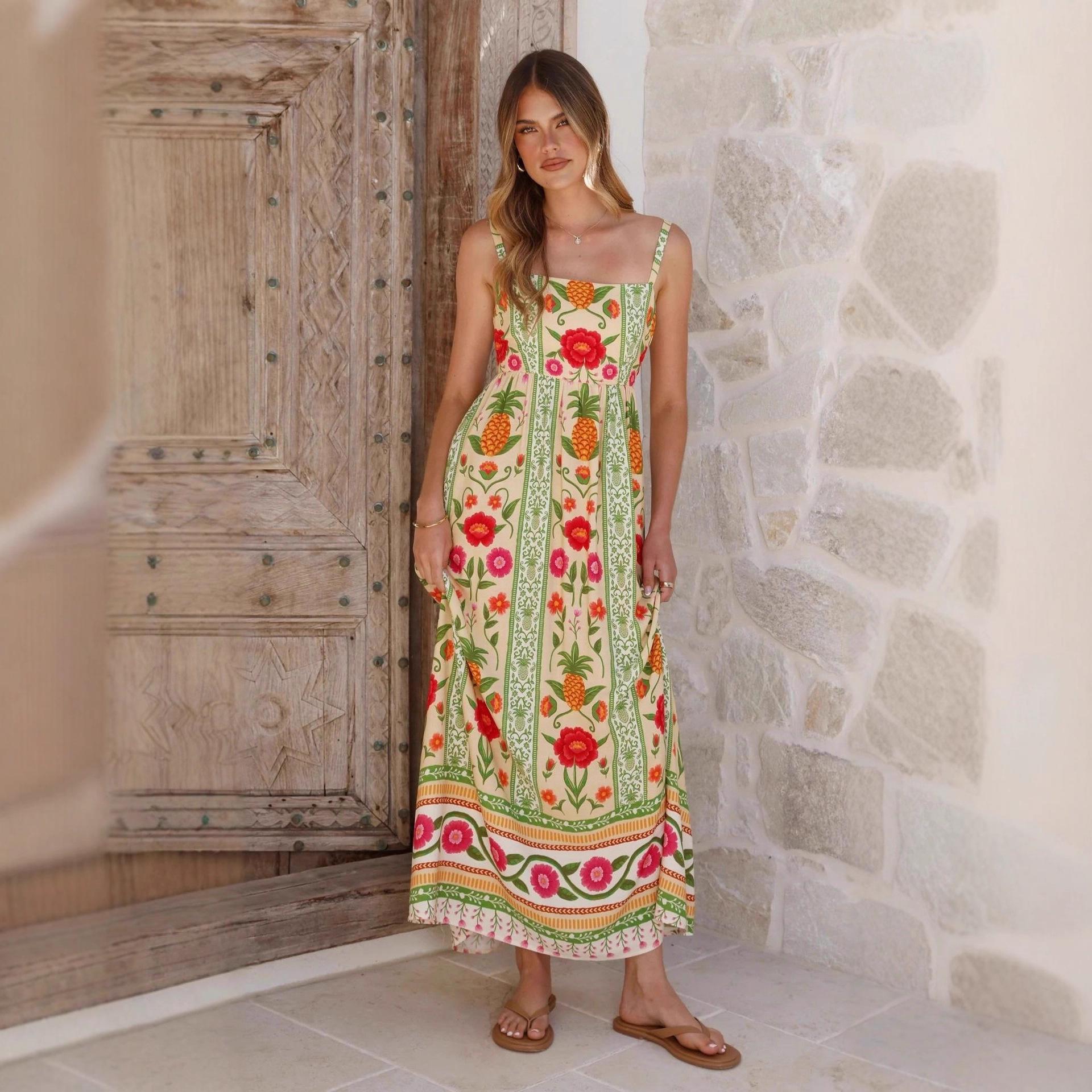 European and American Cross-Border 2025 Fashion Linen Printed Casual Camisole Dress XXL квітковий
European and American Cross-Border 2025 Fashion Linen Printed Casual Camisole Dress XXL квітковий