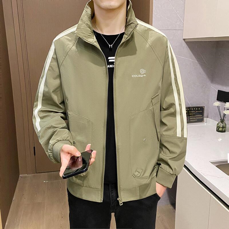 Новая весенне-осенняя куртка мужская в стиле легкой роскоши со стойкой воротником, дизайн и красивый повседневный мужской топ 4XL
Новая весенне-осенняя куртка мужская в стиле легкой роскоши со стойкой воротником, дизайн и красивый повседневный мужской топ 4XL