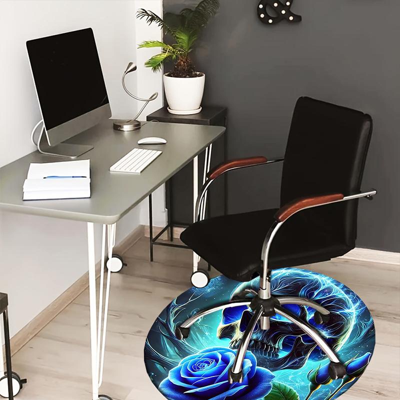 1pc Office Carpet Chair Mats Blue Rose Skull Artwork Perfect for Decorating Office Chairss, Or Bedrooms.YDT287 80cm by 80cm
1pc Office Carpet Chair Mats Blue Rose Skull Artwork Perfect for Decorating Office Chairss, Or Bedrooms.YDT287 80cm by 80cm