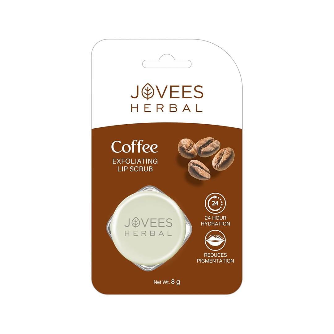 Jovees Herbal Coffee Lip Scrub For Dark Lips Brightening Hydrating Soft Smooth Lips Exfoliator 8g Pack Of 1
Jovees Herbal Coffee Lip Scrub For Dark Lips Brightening Hydrating Soft Smooth Lips Exfoliator 8g Pack Of 1