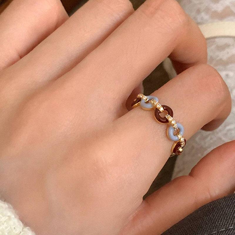 Pink blue dual tone enamel circular Rings for women Simple Ring Light Luxury Fashion Party Wedding Fine Jewelry resizable золотой
Pink blue dual tone enamel circular Rings for women Simple Ring Light Luxury Fashion Party Wedding Fine Jewelry resizable золотой