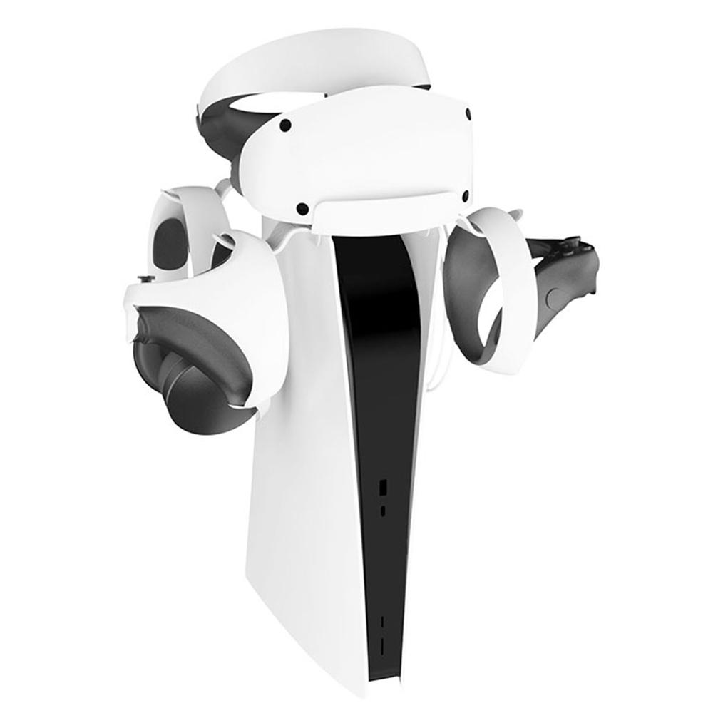 Кронштейн для хранения игровой консоли PS5, подставка для гарнитуры с зарядным кабелем 2 в 1 для зарядной док-станции PSVR2 VR
Кронштейн для хранения игровой консоли PS5, подставка для гарнитуры с зарядным кабелем 2 в 1 для зарядной док-станции PSVR2 VR