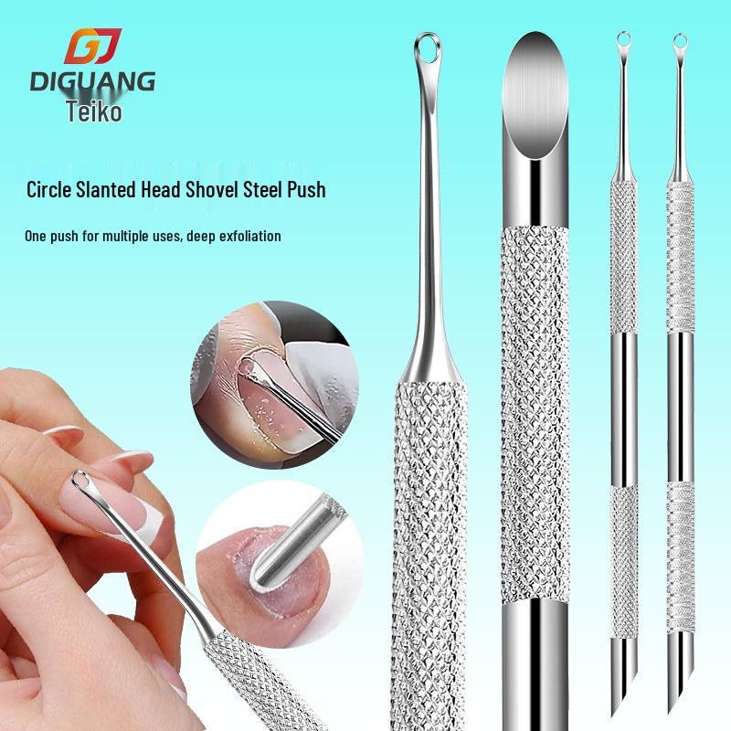 Steel Double-Ended Nail Art Pusher & Cuticle Scraper with Round and Slanted Heads for Salon Care Single Unit
Steel Double-Ended Nail Art Pusher & Cuticle Scraper with Round and Slanted Heads for Salon Care Single Unit