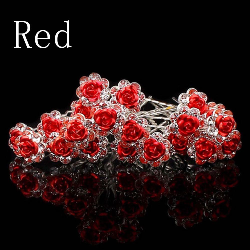 20PCS Jewelry Wedding Engagement Hair Clips Flower Hairpins Rhinestone Crystal червоний
20PCS Jewelry Wedding Engagement Hair Clips Flower Hairpins Rhinestone Crystal червоний