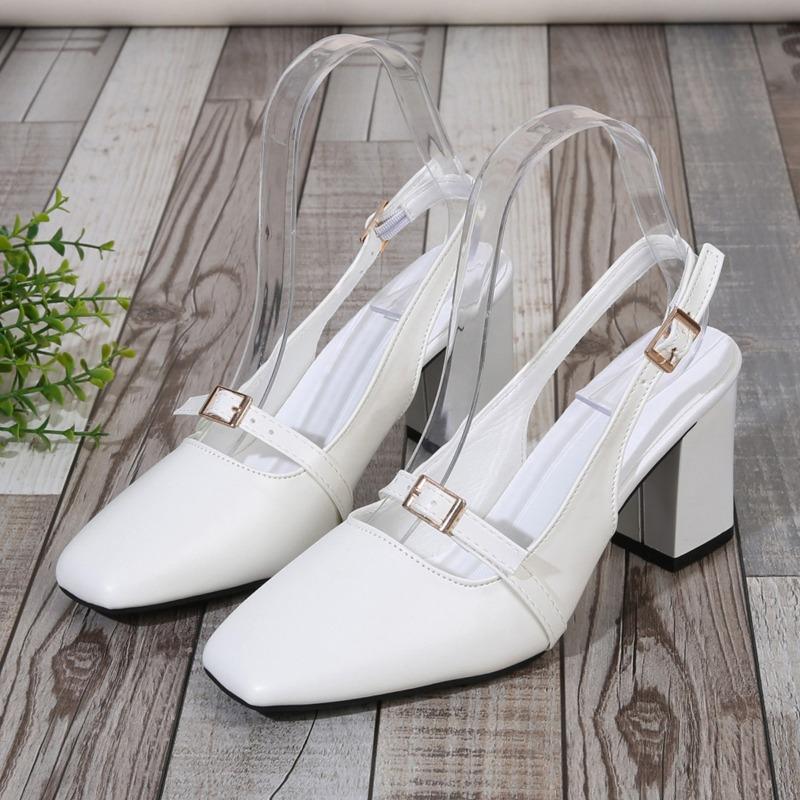Простые туфли Мэри Джейн на высоком каблуке с квадратным носком, новые сандалии с закрытым носком, женская летняя обувь, милая юбка 38 белый
Простые туфли Мэри Джейн на высоком каблуке с квадратным носком, новые сандалии с закрытым носком, женская летняя обувь, милая юбка 38 белый