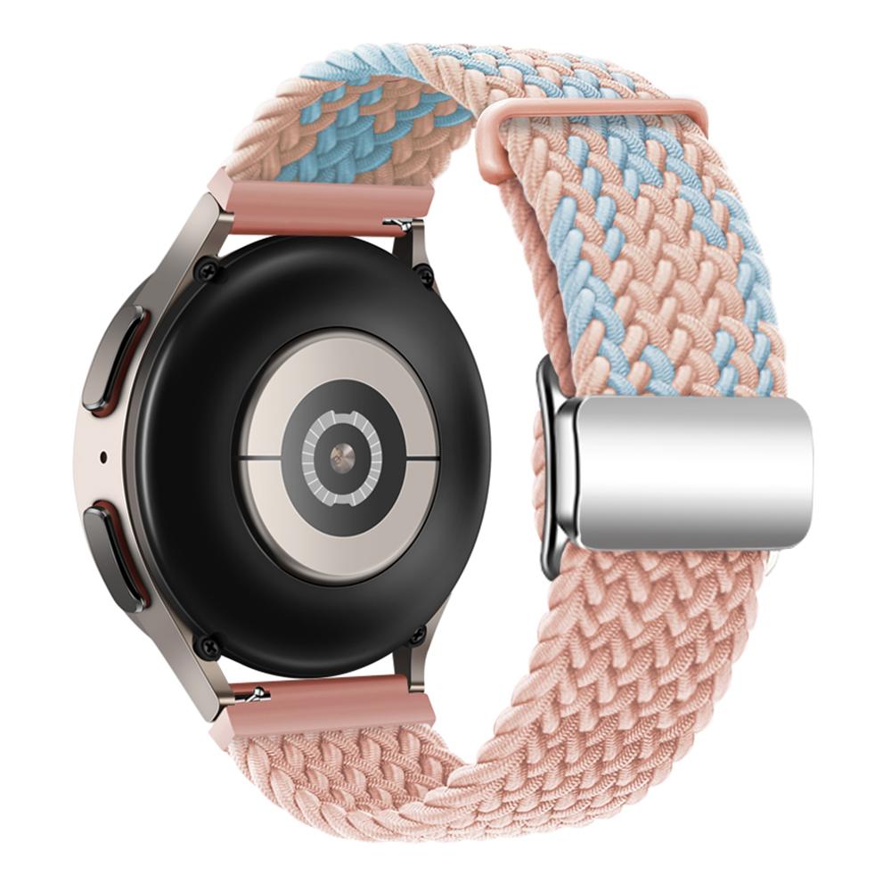 Universal 22mm Woven Watch Strap Silver Magnetic Buckle Replacement Wrist Band Blue Pink Pink
Universal 22mm Woven Watch Strap Silver Magnetic Buckle Replacement Wrist Band Blue Pink Pink