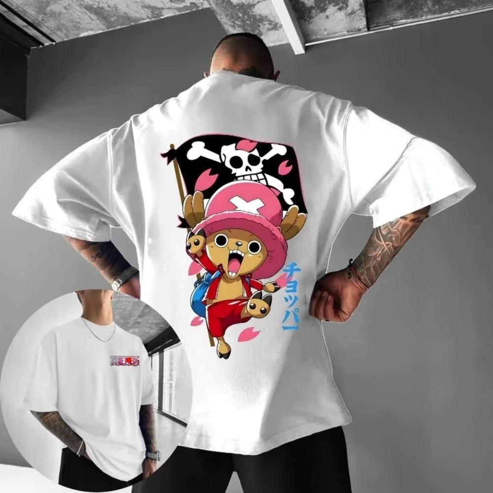 Oversized White One Piece T-Shirt with Tony Tony Chopper Jolly Roger Print on the Back and Small Logo on the Front 4XL
Oversized White One Piece T-Shirt with Tony Tony Chopper Jolly Roger Print on the Back and Small Logo on the Front 4XL