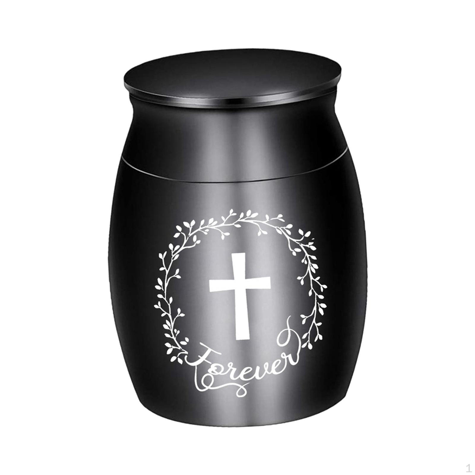 Aluminum Alloy Pet Urns Keepsake Memorial Ash Holder Cats Ashes Holders for Puppy чорний
Aluminum Alloy Pet Urns Keepsake Memorial Ash Holder Cats Ashes Holders for Puppy чорний