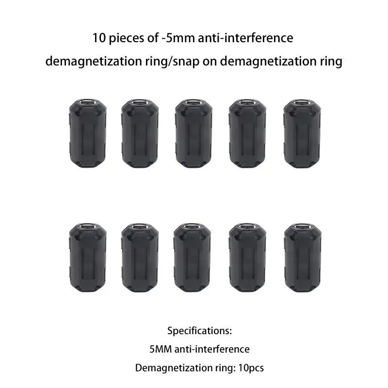 1Set Black Clip-on Ferrite Ring Core Bead Choke RFI EMI Filter Noise Suppressor Cable Clip For USB Audio Video Cable Power Cord
1Set Black Clip-on Ferrite Ring Core Bead Choke RFI EMI Filter Noise Suppressor Cable Clip For USB Audio Video Cable Power Cord