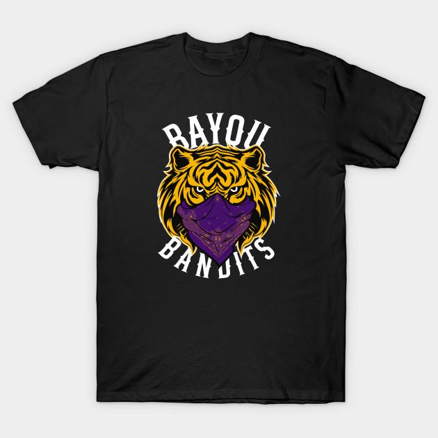 Men Black Print T-shirt Louisiana Tigers Bayou Bandits No-Cut Transfer Paper Print Cotton Tshirt S чорний
Men Black Print T-shirt Louisiana Tigers Bayou Bandits No-Cut Transfer Paper Print Cotton Tshirt S чорний