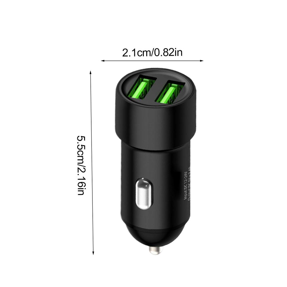 3.4A Fast Charging Car Charger Adapter Fast Charging Adapter for Car Metal Car Charger Safe Auto Charger for Daily Life Business чорний
3.4A Fast Charging Car Charger Adapter Fast Charging Adapter for Car Metal Car Charger Safe Auto Charger for Daily Life Business чорний