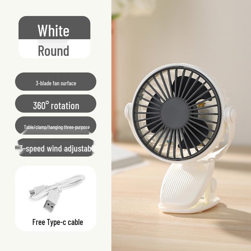 USB Rechargeable Mini Clip-On Fan with Light for Office or Stroller 10.8*5*14.7 cm
USB Rechargeable Mini Clip-On Fan with Light for Office or Stroller 10.8*5*14.7 cm