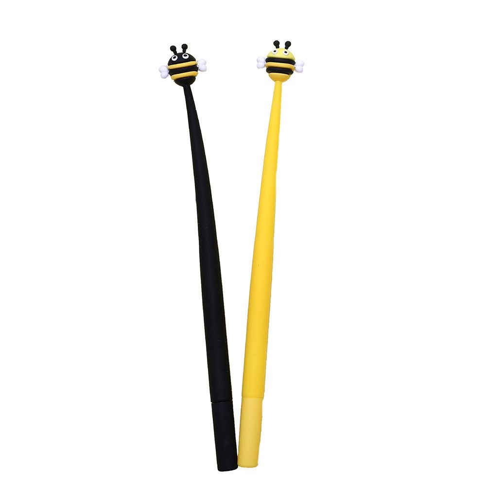 Подарочные ручки для детей Милая ручка-гель в виде пчелки Черная ручка-нейтраль Пишущая ручка Ручка для подписи Школьные принадлежности Yellow/Black(At Random)