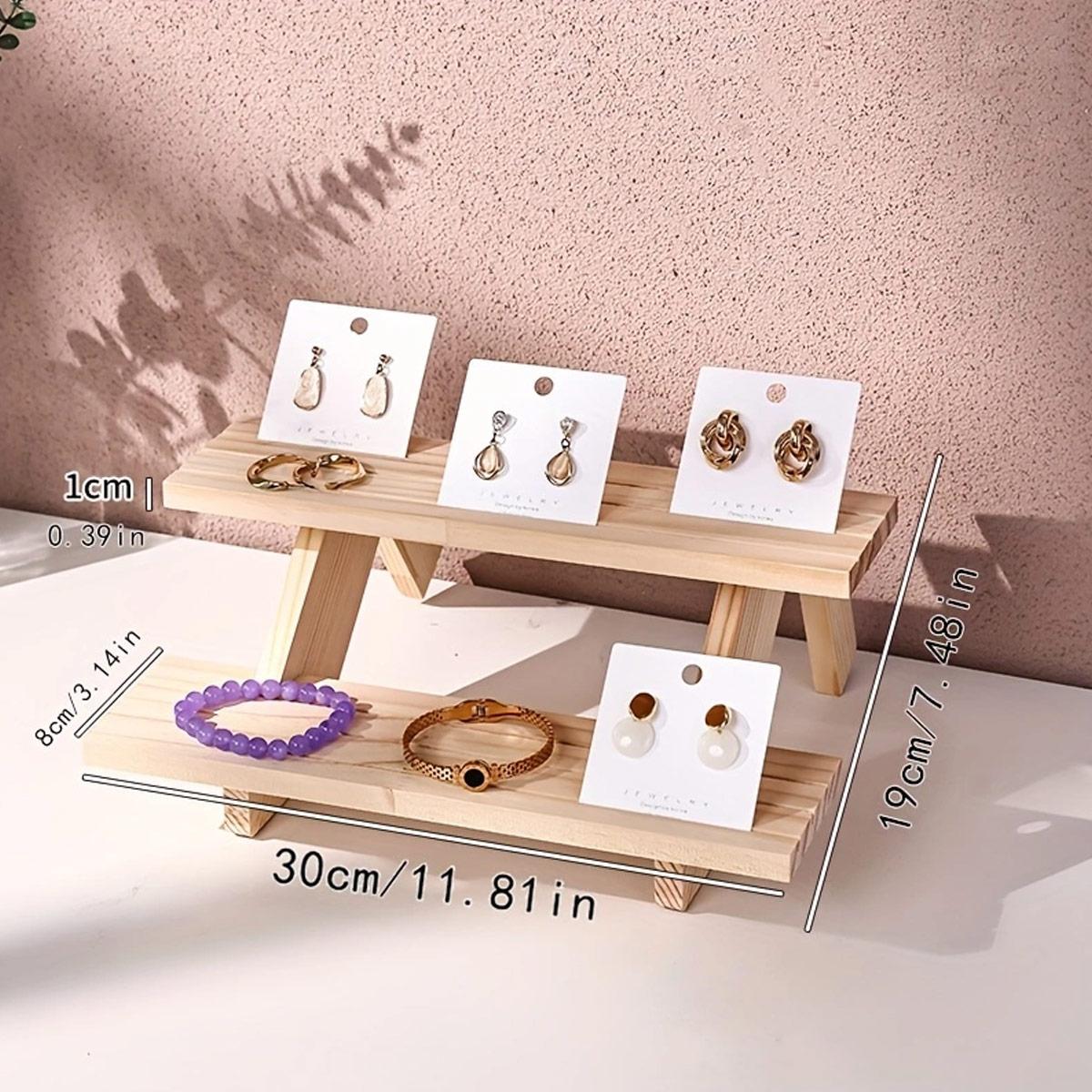 Wooden display rack, ear stud rack, perfume, jewelry, ear ring storage rack, desktop small commodity display rack
Wooden display rack, ear stud rack, perfume, jewelry, ear ring storage rack, desktop small commodity display rack