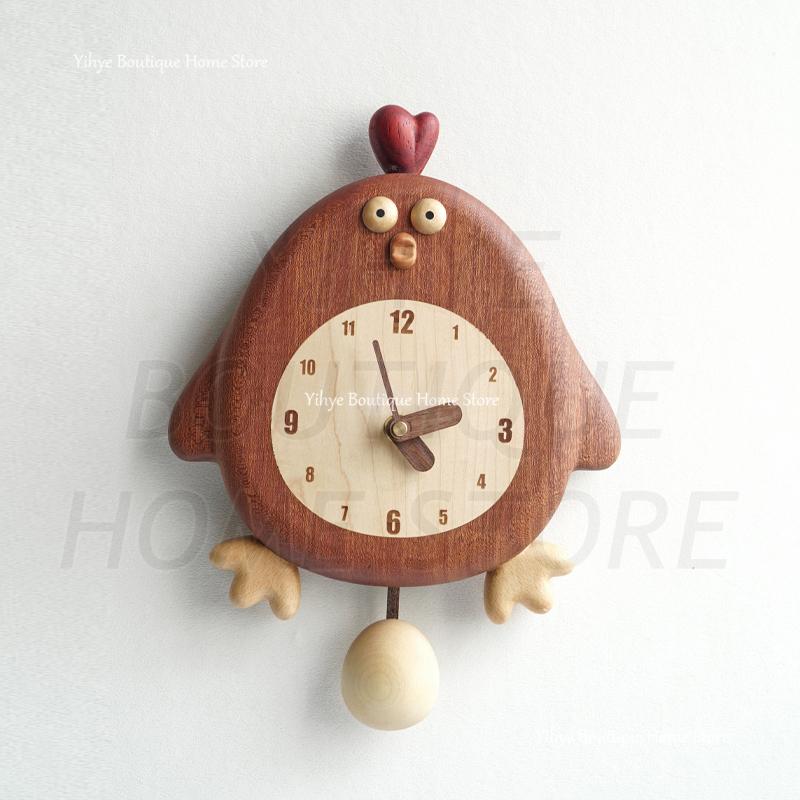 Cockatoo Chicken Wall Clock Solid Wood Pendulum Clock Cute Living Room Wall Decoration Log Style Creative Home Decor (as the picture,23x31.5cm)
Cockatoo Chicken Wall Clock Solid Wood Pendulum Clock Cute Living Room Wall Decoration Log Style Creative Home Decor (as the picture,23x31.5cm)
