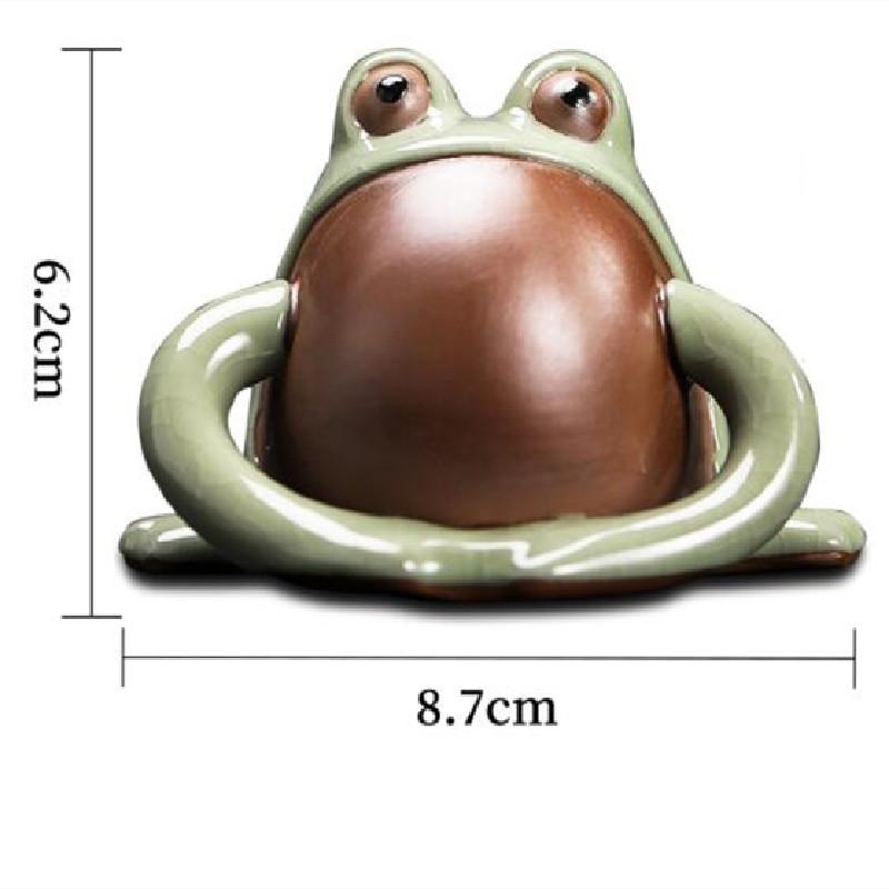 Cute Frog Shape Ceramic Tea Pet Decoration Handmade Crafts Statue Tea Figurine Lucky Ornament Boutique Oolong Tea Accessories
Cute Frog Shape Ceramic Tea Pet Decoration Handmade Crafts Statue Tea Figurine Lucky Ornament Boutique Oolong Tea Accessories
