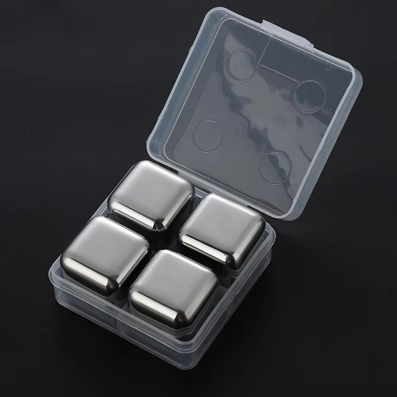 LMETJMA Stainless Steel Whisky Ice Cubes Metal Reusable Whiskey Stones Cooling Metal Whiskey Rocks Vodka Chilling Stones JT487
LMETJMA Stainless Steel Whisky Ice Cubes Metal Reusable Whiskey Stones Cooling Metal Whiskey Rocks Vodka Chilling Stones JT487