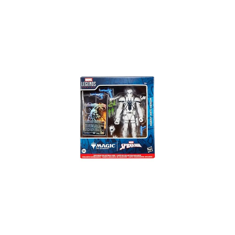 Hasbro Marvel Legends Magic: The Gathering Agent Anti-Venom 15 cm Spider-Man Action Figure Toy with Foil Card
Hasbro Marvel Legends Magic: The Gathering Agent Anti-Venom 15 cm Spider-Man Action Figure Toy with Foil Card