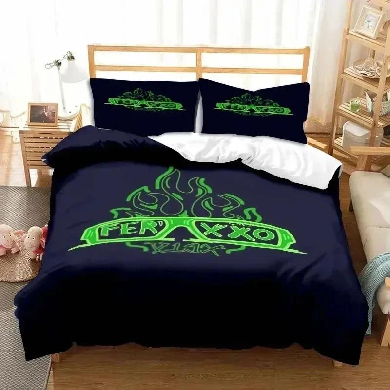 Comforter Fashion Ferxxo Feid Rapper Bedding Set Printed Bed Set With Bed Soft Single Double Queen Super King Size Comforter (quilt)-EU Single(135*200cm)3pcs
Comforter Fashion Ferxxo Feid Rapper Bedding Set Printed Bed Set With Bed Soft Single Double Queen Super King Size Comforter (quilt)-EU Single(135*200cm)3pcs