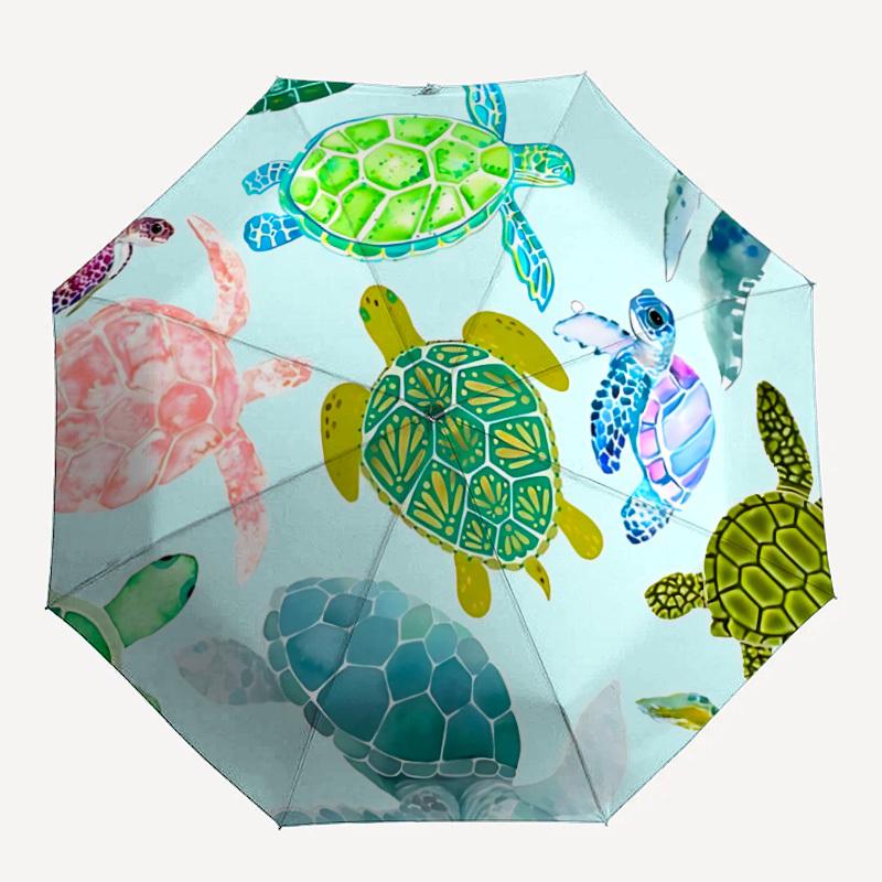 1pc Turtle Pattern Automatic Open/Close Umbrella, Compact Travel Umbrella, 8-Rib Sturdy Frame - Ideal Gift for Friends yy251118018
1pc Turtle Pattern Automatic Open/Close Umbrella, Compact Travel Umbrella, 8-Rib Sturdy Frame - Ideal Gift for Friends yy251118018