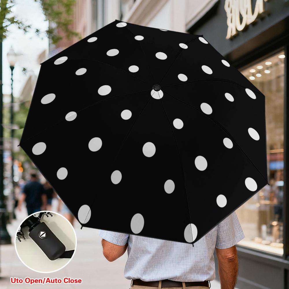 1pc Automatic Open/Close Black & White Polka Umbrella with Shield, Auto-Folding Compact Canopy, 8-Rib Reinforced Frame - One-T (as the picture,Iron&8K)
1pc Automatic Open/Close Black & White Polka Umbrella with Shield, Auto-Folding Compact Canopy, 8-Rib Reinforced Frame - One-T (as the picture,Iron&8K)