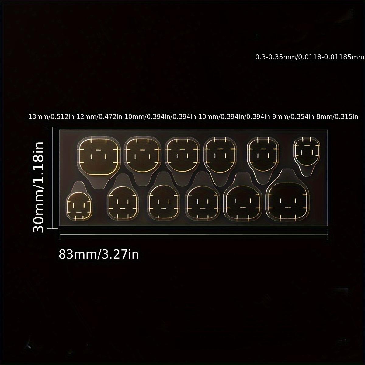 120/240 шт. двусторонних желеобразных клейких наклеек для накладных ногтей высокой вязкости, прозрачные короткие водонепроницаемые прессованные наклейки для нейл-арта, ультратонкие 120 pcs
120/240 шт. двусторонних желеобразных клейких наклеек для накладных ногтей высокой вязкости, прозрачные короткие водонепроницаемые прессованные наклейки для нейл-арта, ультратонкие 120 pcs