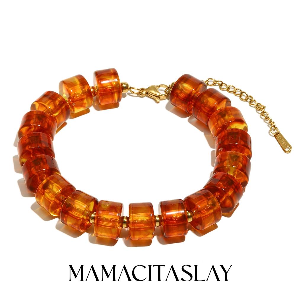 MamacitaSlay 316L Stainless Steel Acrylic Bead String Bracelet Necklace 18K Gold Plated Waterproof Jewelry Set Vintage Jewelry
MamacitaSlay 316L Stainless Steel Acrylic Bead String Bracelet Necklace 18K Gold Plated Waterproof Jewelry Set Vintage Jewelry