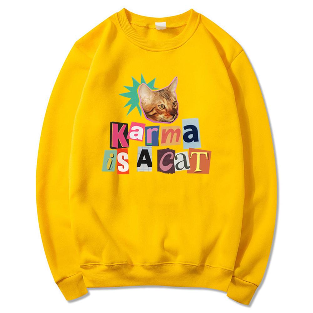 Симпатичная толстовка унисекс Karma Is A Cat, толстовка «Встретимся в полночь», новый альбом, джемпер в стиле полуночи, толстовки Karma, подарок маме с котом XL
Симпатичная толстовка унисекс Karma Is A Cat, толстовка «Встретимся в полночь», новый альбом, джемпер в стиле полуночи, толстовки Karma, подарок маме с котом XL