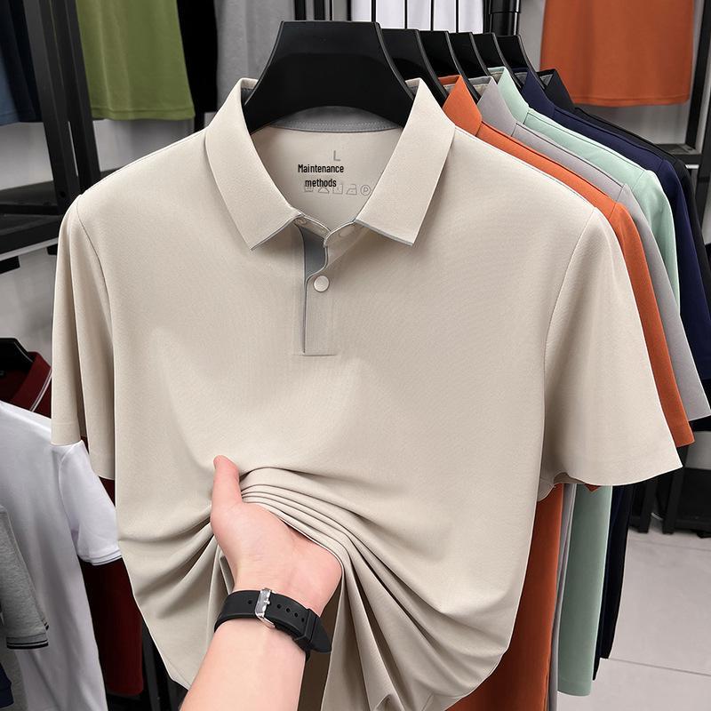 Men s Summer Solid Color Stretchy Seamless Polo Shirt – Short Sleeve Lapel T-shirt 2XL
Men s Summer Solid Color Stretchy Seamless Polo Shirt – Short Sleeve Lapel T-shirt 2XL
