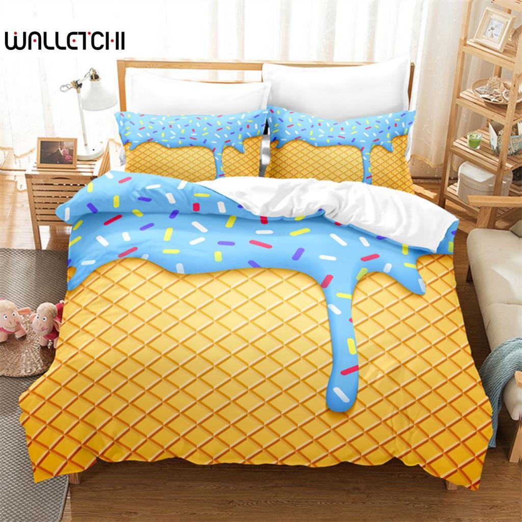 Ice Cream Bedding Set Duvet Cover Set 3d Bedding Digital Printing Bed Linen Queen Size Bedding Set Fashion Design EU single(135x200cm)
Ice Cream Bedding Set Duvet Cover Set 3d Bedding Digital Printing Bed Linen Queen Size Bedding Set Fashion Design EU single(135x200cm)
