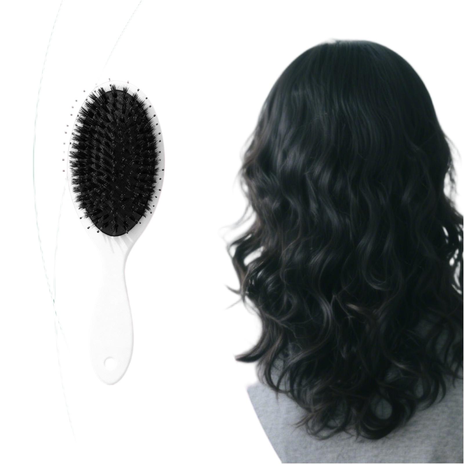 Nylon Boar Bristle Cushion Comb, A Daily Scalp Massage And Hair Styling Tool. One Size
Nylon Boar Bristle Cushion Comb, A Daily Scalp Massage And Hair Styling Tool. One Size