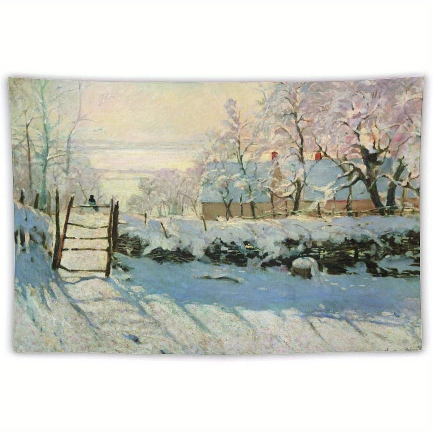 Winter Wonderland Tapestry Perfect for Cozy Scenic Unique Home Decor with Snowy Charm and Festive Spirit 74x94cm(29x37in)
Winter Wonderland Tapestry Perfect for Cozy Scenic Unique Home Decor with Snowy Charm and Festive Spirit 74x94cm(29x37in)