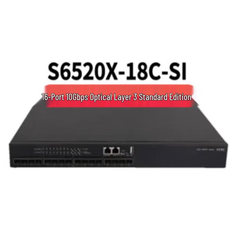 H3C S6520X-18C-SI 16-Port 10G Managed Layer 3 Ethernet Switch
H3C S6520X-18C-SI 16-Port 10G Managed Layer 3 Ethernet Switch