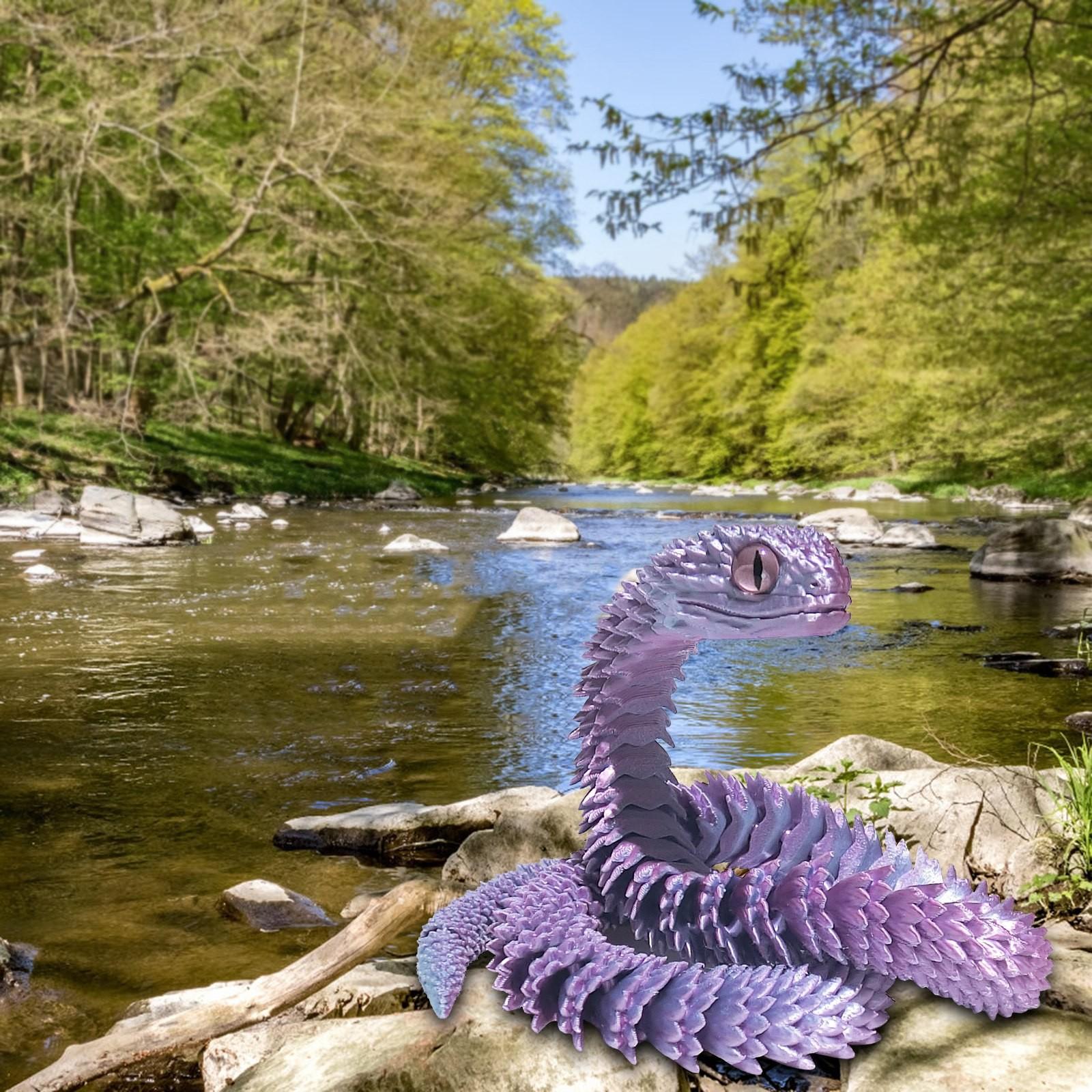 3D Printing Crafts Ornaments Gifts Creative Handmade 3D Printing Snake Car Pendant 75cm
3D Printing Crafts Ornaments Gifts Creative Handmade 3D Printing Snake Car Pendant 75cm